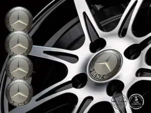 Mercedes Nabenaufkleber Ausgabe Individuelles Dome-Design